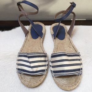 LOFT Flat Espadrilles with Ankle Strap